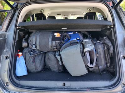 Bilen fullpackad